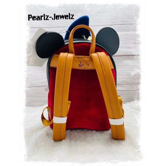 Loungefly Mickey Mouse Sorcerer Figural Mini Backpack BoxLunch NWT main image 5